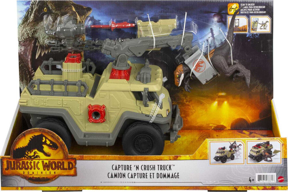 GWD66 Jurassic World Véhicule de Capture jouet pour enfant dès 4 ans 