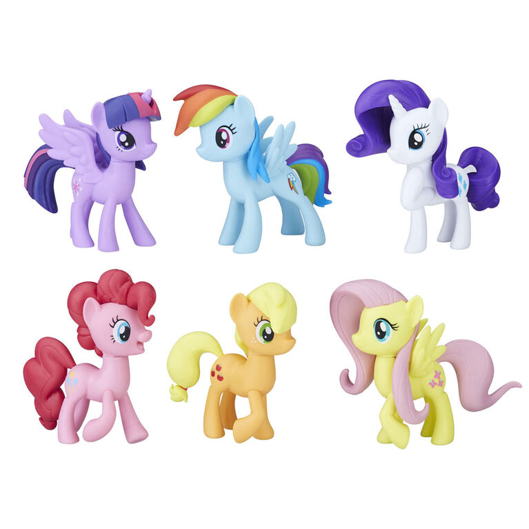My Little Pony 6 personnages principaux Collection de poneys. Notre exclusivité Toys R Us