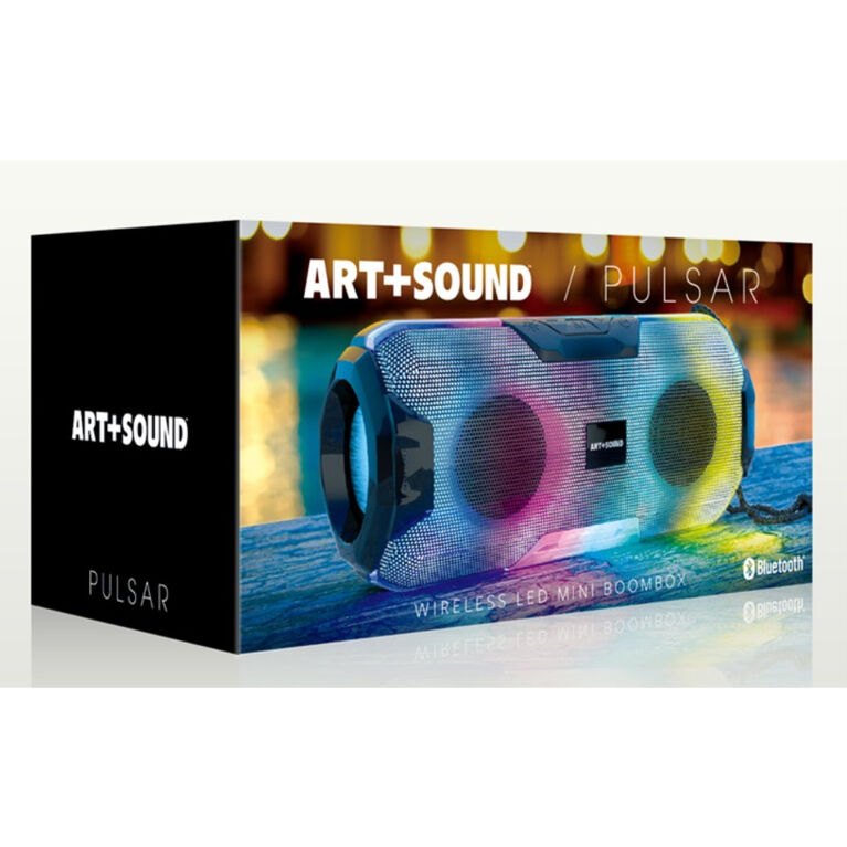 Art+Sound Pulsar Wireless LED Boombox - Édition anglaise