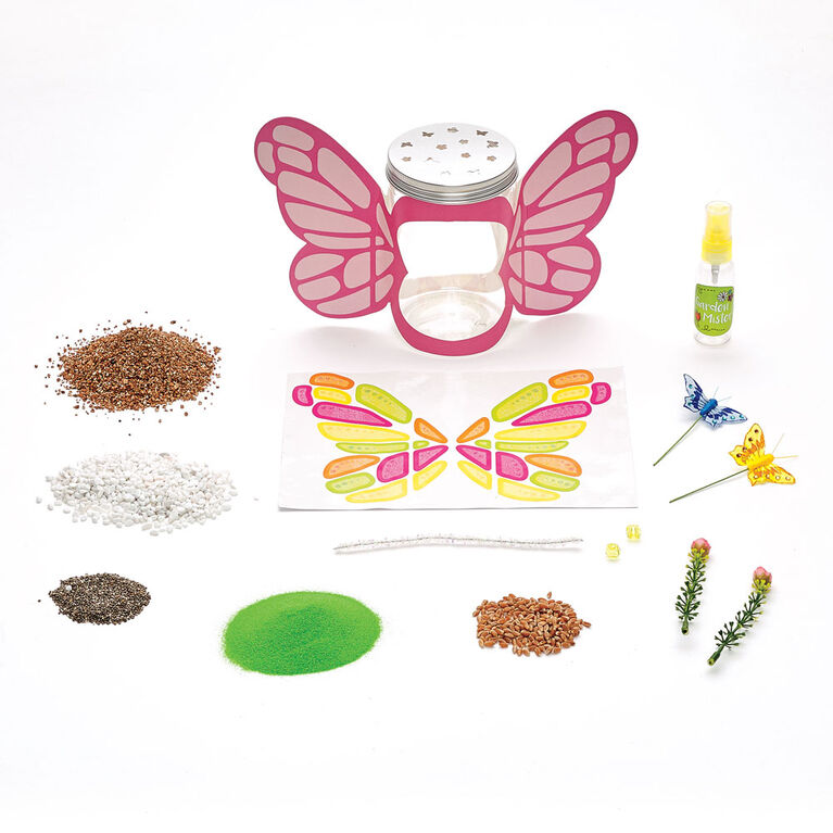 Sparkle N'Grow Butterfly Terrarium - English Edition