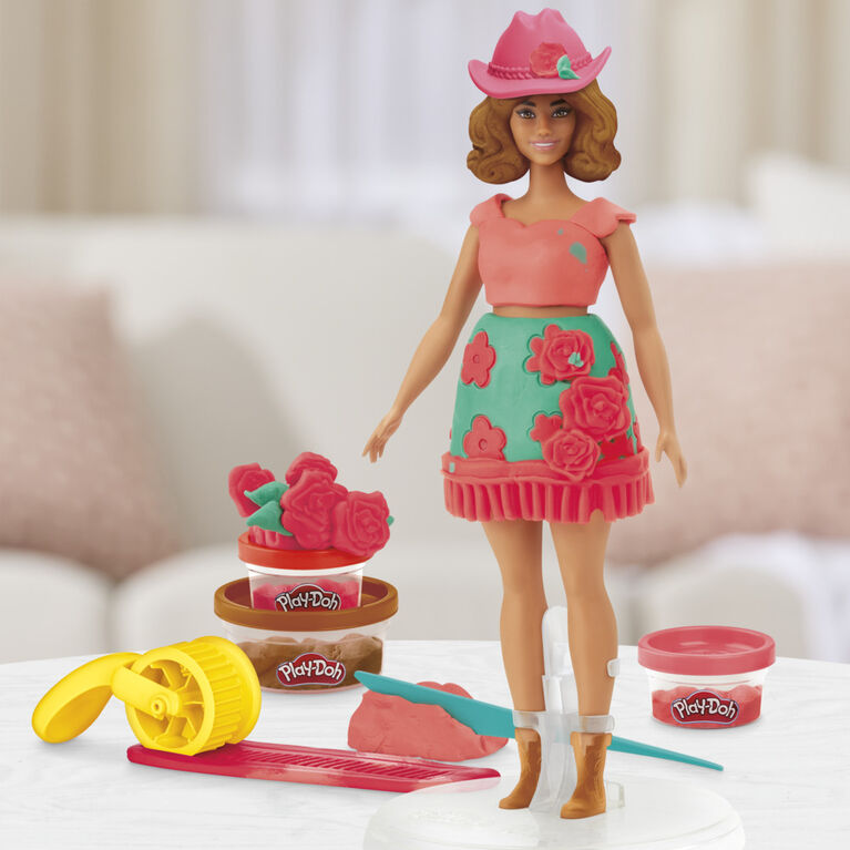 Play-Doh Barbie Florals and Fringe Doll Set Play-Doh Barbie Florals and Fringe Doll Set