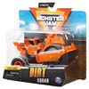 Monster Jam, Monster truck Rolland Dirt Squad Steamroller officiel avec pièces mobiles, véhicule en métal moulé à l'échelle 1:64