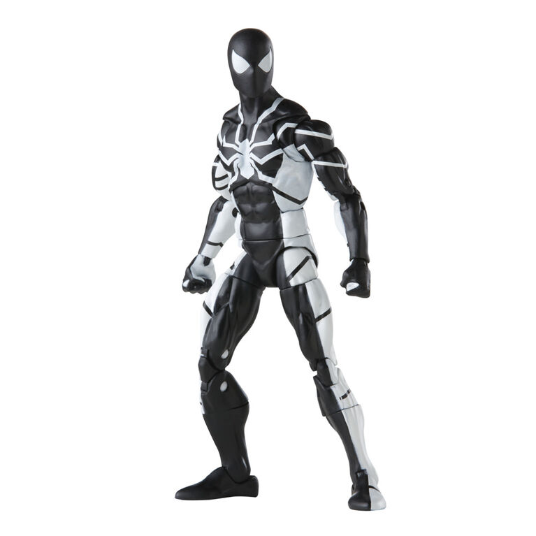 Marvel Legends Series Spider-Man 6-inch Future Foundation Spider-Man (Stealth Suit) Action Figure Toy, Includes 4 Accessories