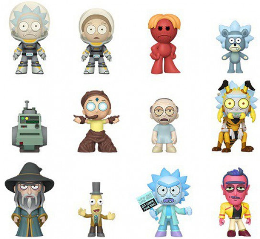 rick and morty funko mystery minis