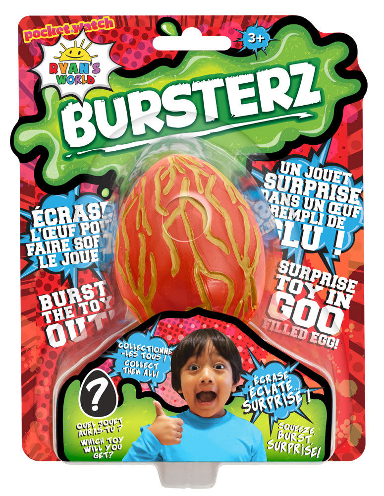 Ryan s World Bursters Goo Filled Egg Red