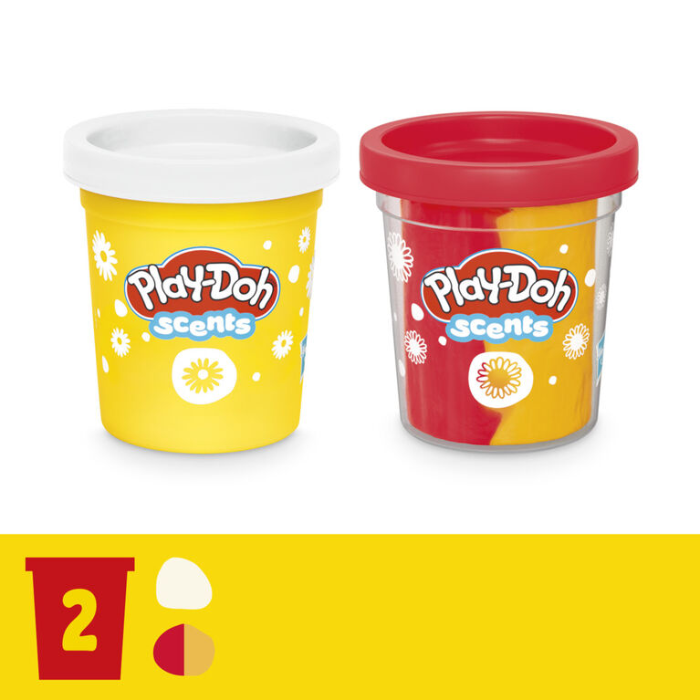 Play-Doh Tournesols et marguerites, coffret de pâte à modeler, loisirs créatifs