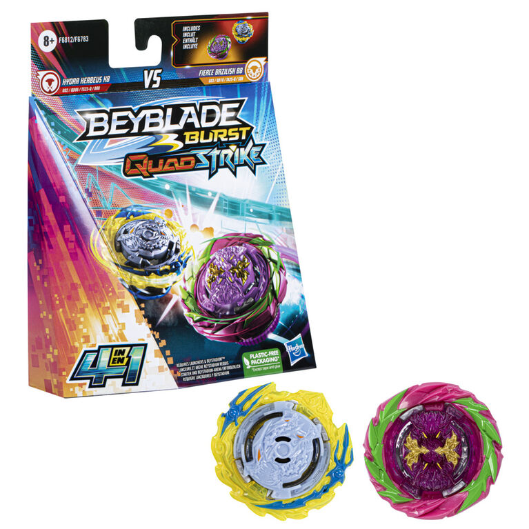 Toupie Burst QuadStrike - Dual Pack BEYBLADE : la pièce à Prix