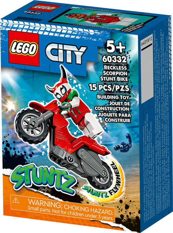 LEGO City La moto de cascades scorpion 60332 Ensemble de construction (15 pièces)