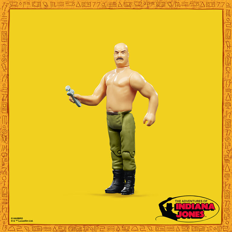 Indiana Jones et les Aventuriers de l'arche perdue, figurine Mécanicien allemand Retro Collection de 9,5 cm