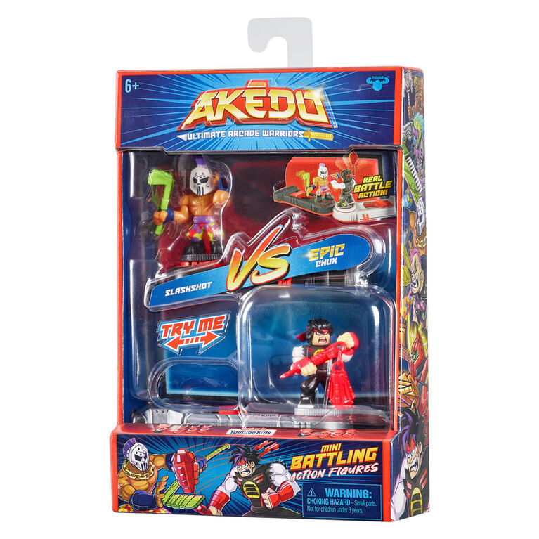 Akedo S2 Versus Pack Epic Chux Vs Slashshot