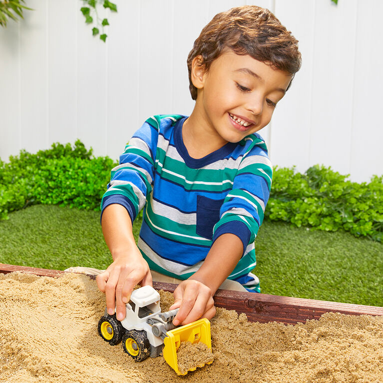 Mini pelle mécanique Little TikesMD Dirt DiggersMC voiture-jouet multicolore pour l'intérieur et l'extérieur et véhicules-jouets pour un divertissement en tout lieu pour les enfants de 2 ans et +