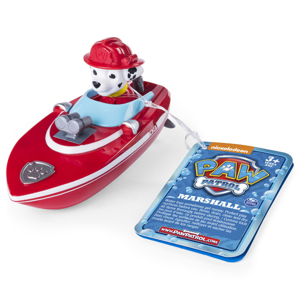 Paw Patrol - Bath Paddling Pup Boat - Marshall