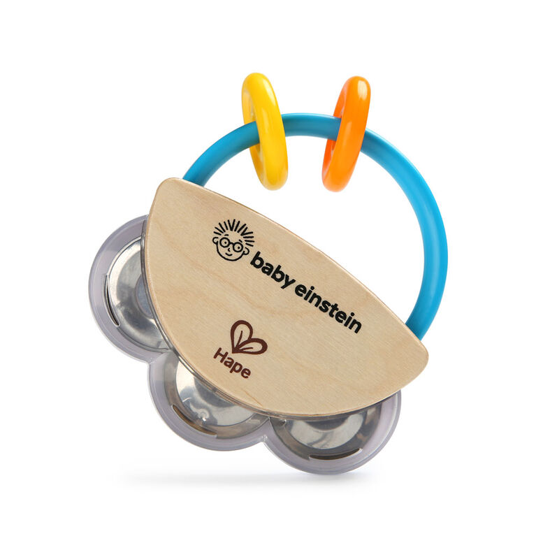 Tiny Tambourine Wooden Musical Toy