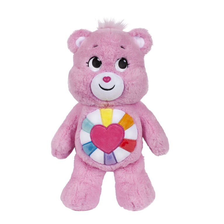 Care Bears 14 Hopeful Heart Bear and 5 Collectible Hopeful Heart Bear - Special Collector Limited Edition.