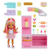 Jeu de pâtisserie Rainbow High Littles + petite poupée (rose de 5,5 po (14 cm))