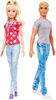Barbie and Ken Dolls with 5 Outfits for Each, Blonde