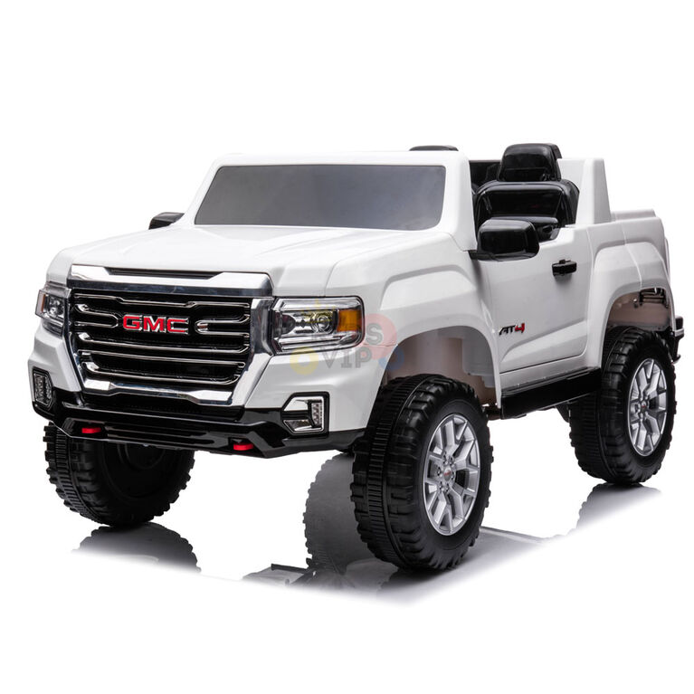 Kidsvip 12V Gmc Canyon At4 W/ Rc-White - Édition anglaise