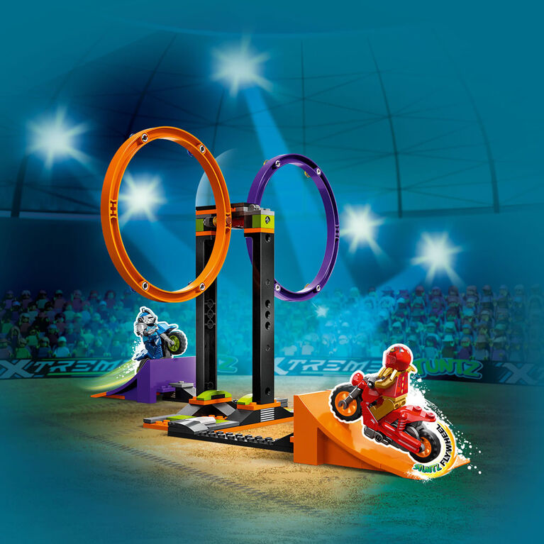 LEGO City Le défi de cascades tournoyantes 60360 Ensemble de jeu de construction (117 pièces)