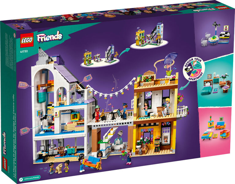 LEGO Friends Downtown Flower and Design Stores 41732 Building Toy Set (2,010 Pieces)