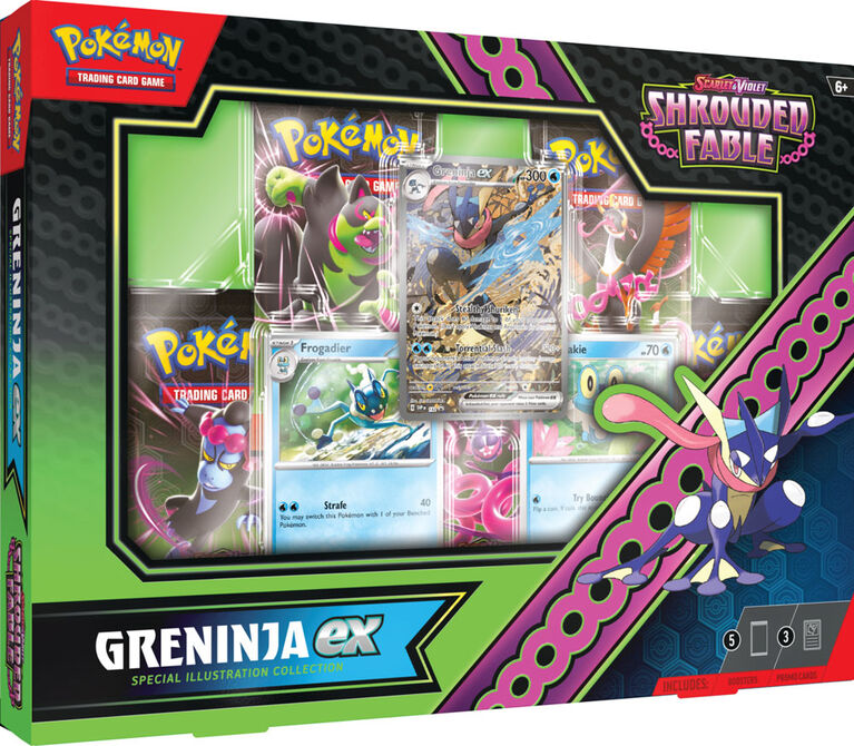 Pokemon SV6.5 Shrouded Fable Greninja ex Special Ilustration Collection - English Edition