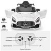 Voltz Toys Mercedes-Benz AMG GT R with Remote, White