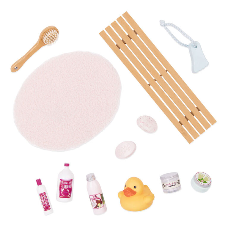 Our Generation, OG Bath And Bubbles Bathtub Playset with Water Sounds for 18-inch Dolls