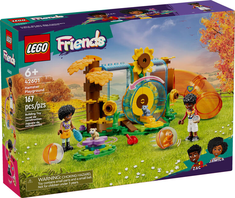 Jouet LEGO Friends L'aire de jeu des hamsters 42601