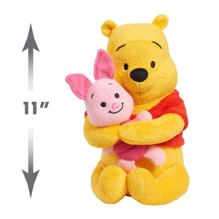 Peluche Winnie l'ourson avec Porcinet de Disney Classics