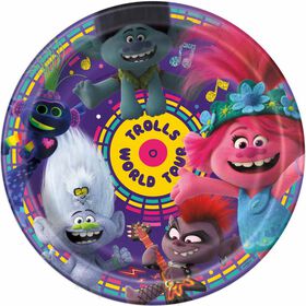 Trolls  9"  Plates 8 pieces