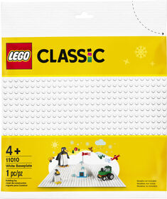 LEGO Classic White Baseplate 11010 (1 piece)