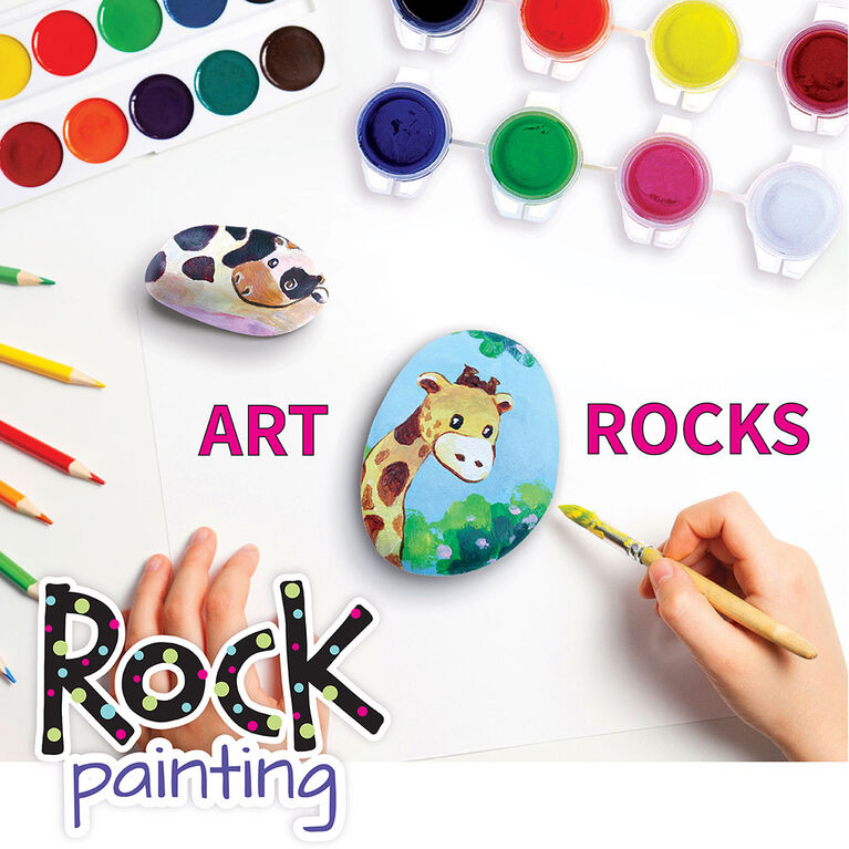 SpiceBox Children's Activity Kits for Kids Rock Painting - English Edition