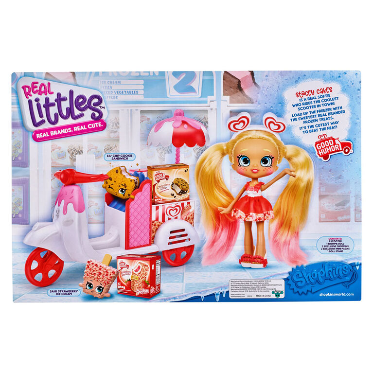 Shopkins Real Littles Stacey Cakes + Icy Treats Scooter