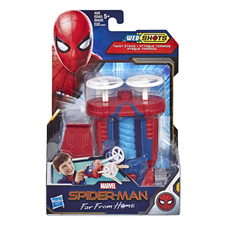 SpiderMan Web Shots Twist Strike Blaster Toy Toys R Us Canada