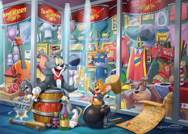 Ravensburger Tom and Jerry: Hall of Fame 1000-Piece Jigsaw Puzzle