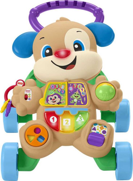 Fisher-Price Laugh & Learn Baby & Toddler Toy Smart Stages Learn with Puppy  Walker, Educational Music Lights and Activities