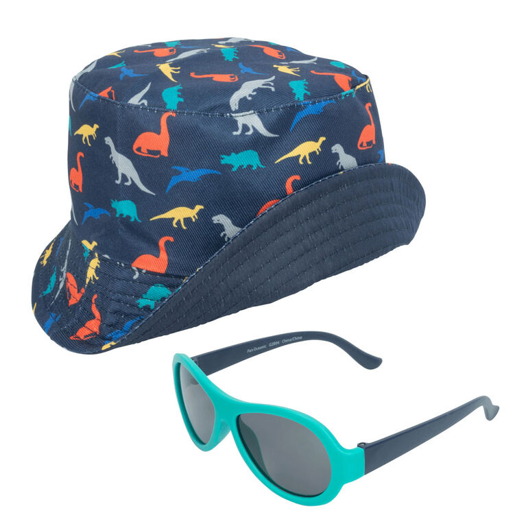 Dinosaur  2 Piece Set - Sunglass & Bucket Hat