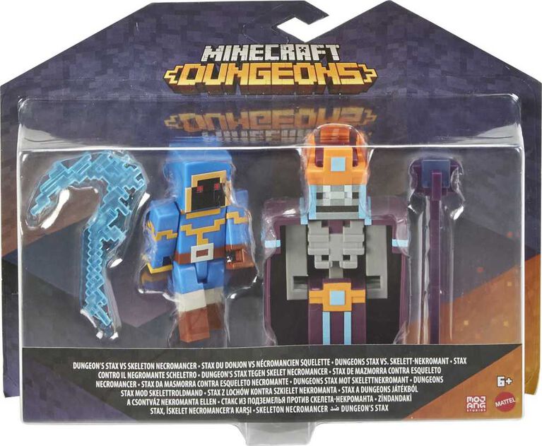 Minecraft Dungeons Arch Illager and Redstone Golem Figures