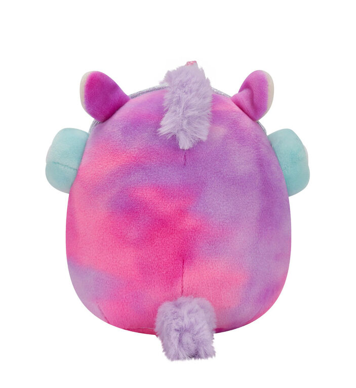 Squishmallows 5" - Lola the Tie-Dye Unicorn with Headphones
