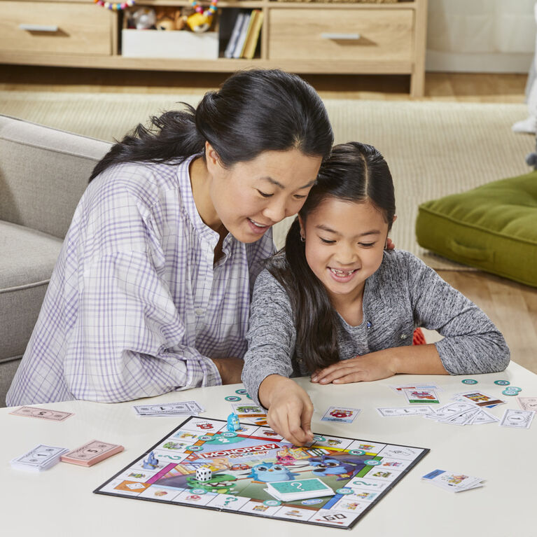 Monopoly Discover Board Game, 2-Sided Gameboard, 2 Levels of Play, Playful Teaching Tools