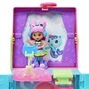 Gabby's Dollhouse, Coffret de jeu transportable Dressing arc-en-ciel avec poupée Gabby