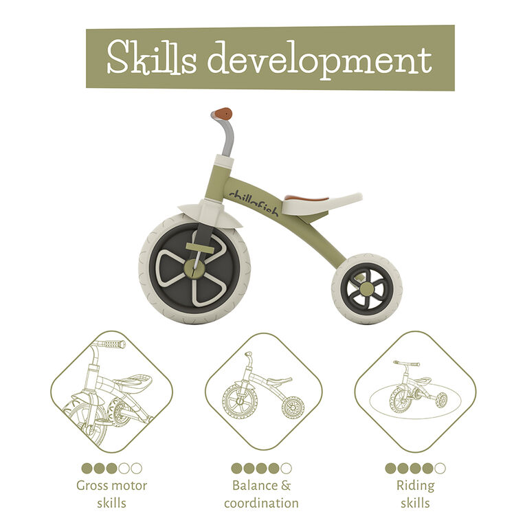 Chillafish Tricycle Ziggi Olive