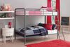 DHP Twin over Twin Bunk Bed -  Silver