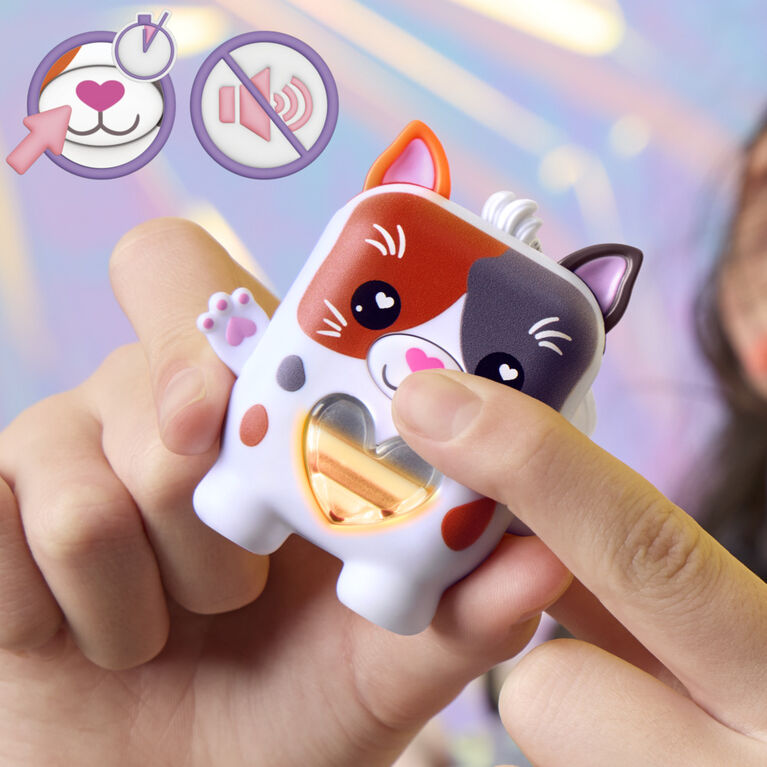 Hasbro Nano-mals Purrnelope the Calico Kitty Electronic Fidget Pet