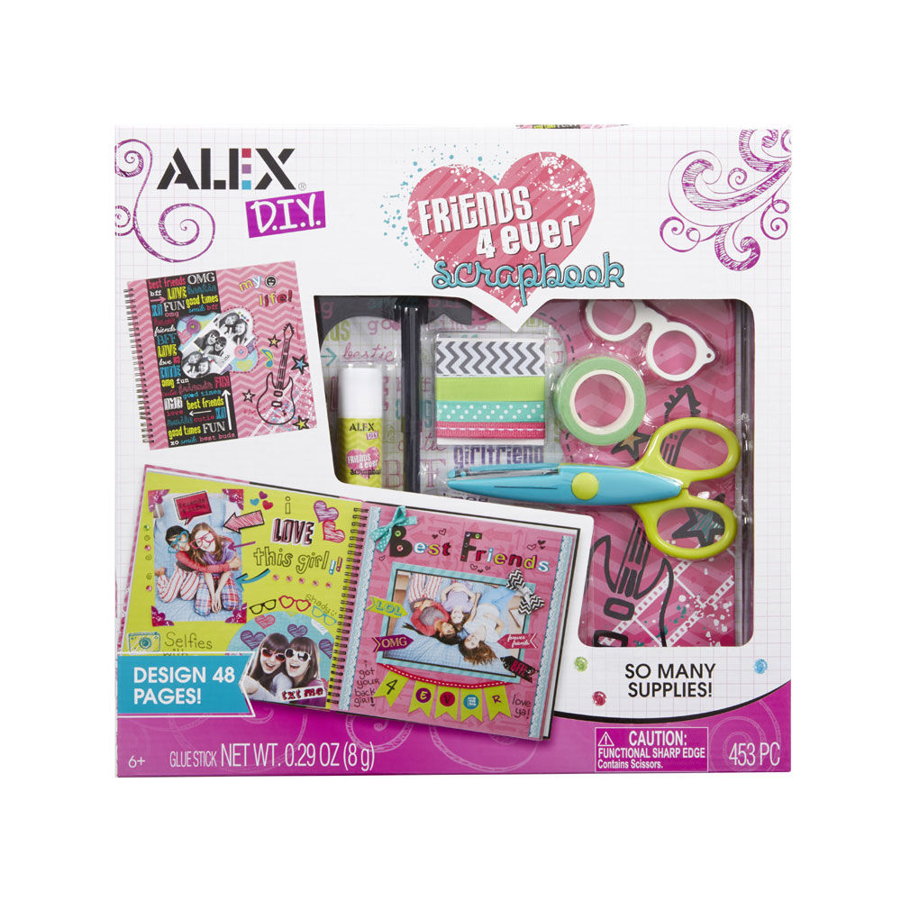 ALEX Toys Diy Friends 4 Ever Scrapbook