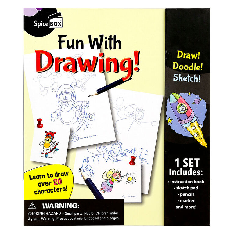 SpiceBox Trousse d'activités pour enfants S'amuser avec Le dessin ! , Tranche d'âge - Édition anglaise
