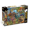 Puzzle Hmd - 500 Mcx - Party De Monstres - French Edition