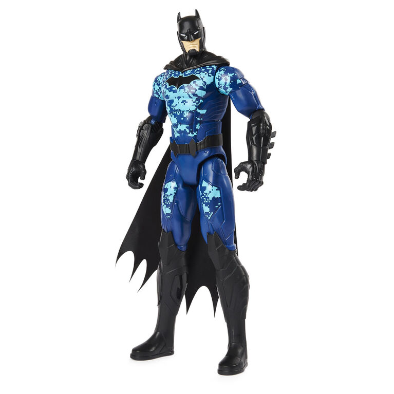 Batman, Figurine articulée Bat-Tech stratégique de 30 cm (costume bleu)