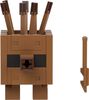 Minecraft Legends Wood Golem Figurine articulée avec fonctions d'attaque et accessoire