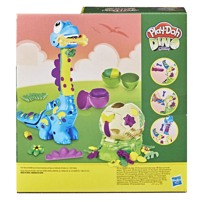 Play-Doh Dino Crew Bronto long cou, dinosaure