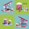 MEGA Barbie Building Toy Kit Malibu Dream House with 2 Micro-Dolls (303 Pieces)